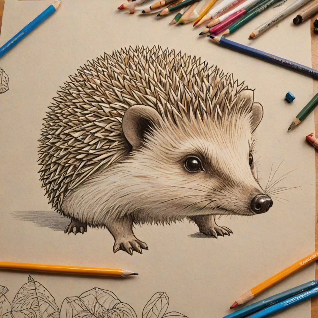 Jak narysować jeża? Uczymy się podstaw!