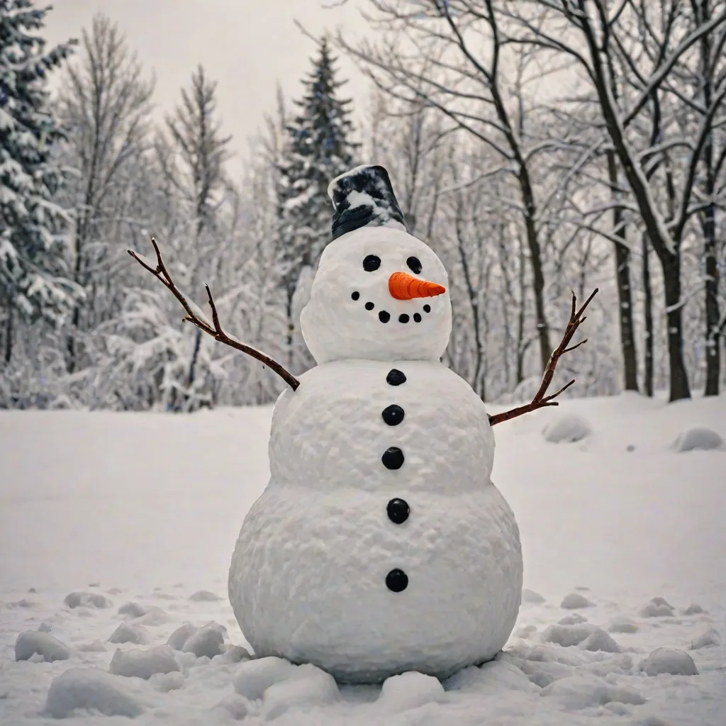 Jak narysować zimowego bałwana?