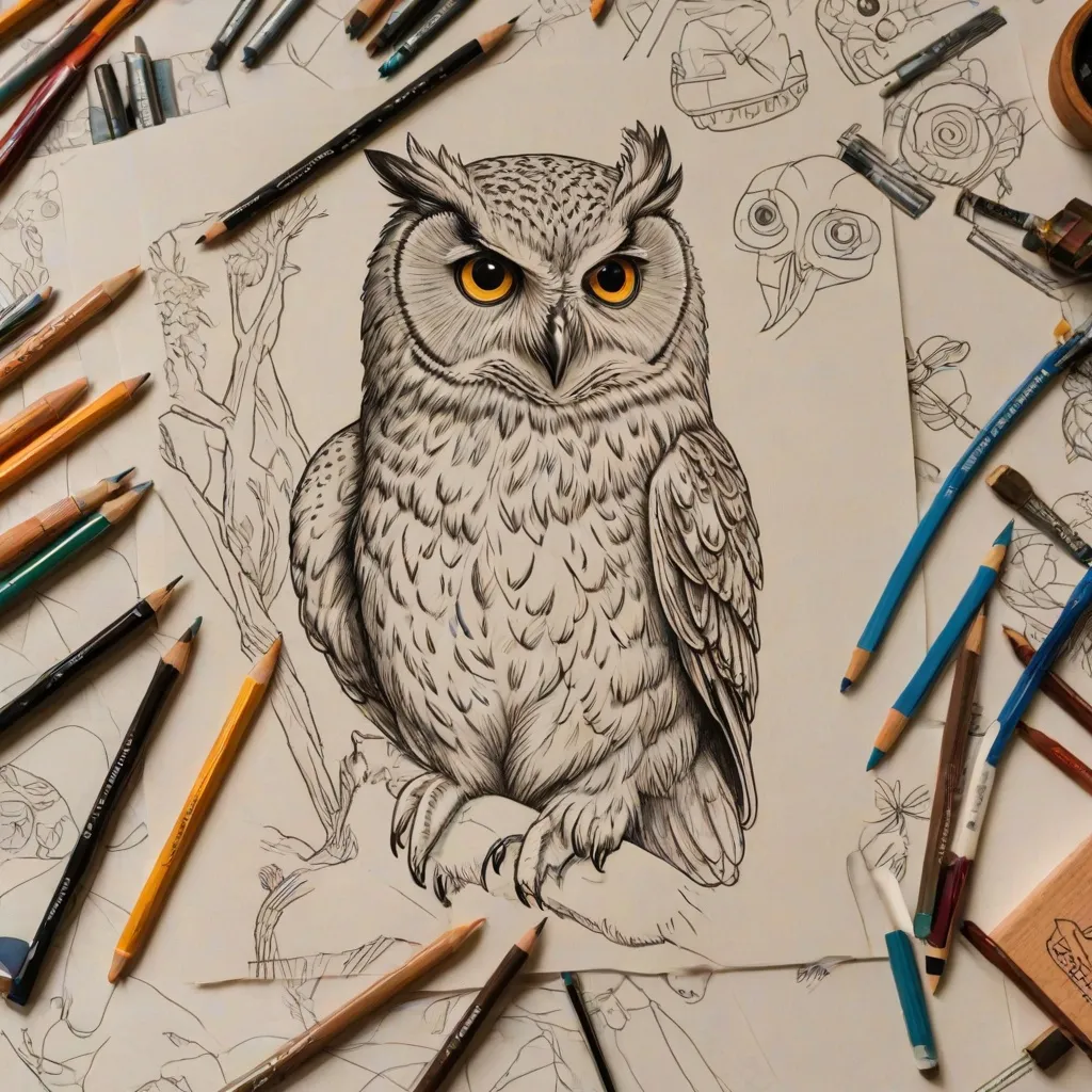 Jak narysować sowę? Te sztuczki musisz znać!