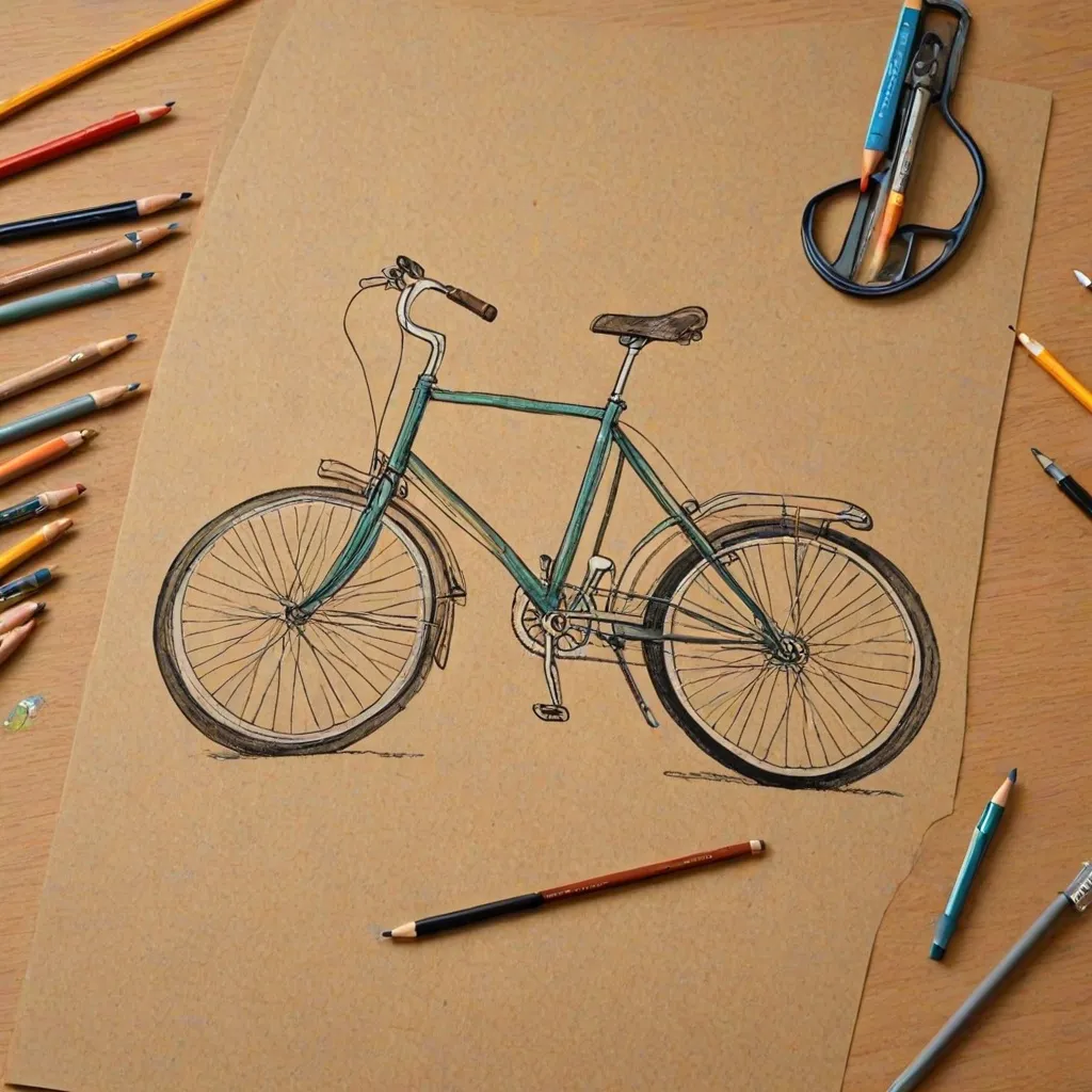 Jak narysować rower? Gdzie łatwo popełnić błędy?