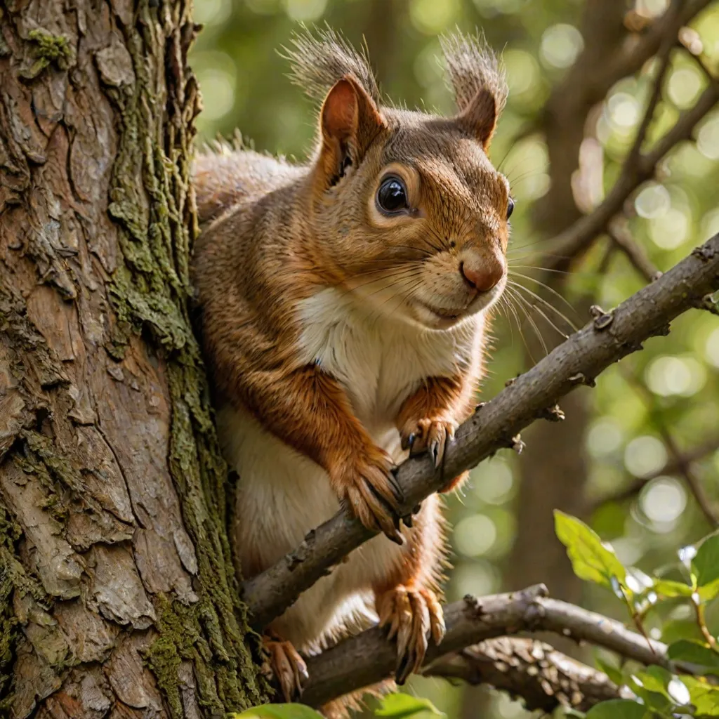 Jak narysować leśną wiewórkę?