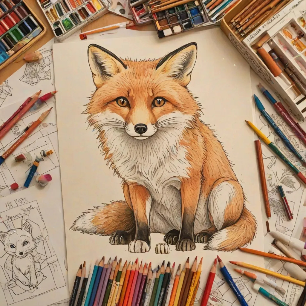 Jak narysować lisa? Poradnik dla dzieci i nie tylko!